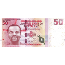 P38 Swaziland (Eswatini) - 50 Emalangeni Year 2010